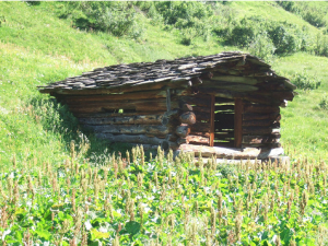 Chalet d’alpage de Issen (1.900 m), dans le haut Val di Vizze